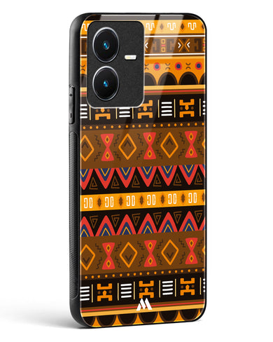 Aztec Array Glass Case Phone Cover (Vivo)