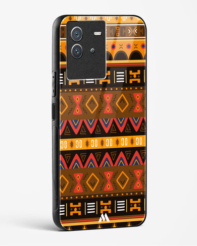 Aztec Array Glass Case Phone Cover (Vivo)