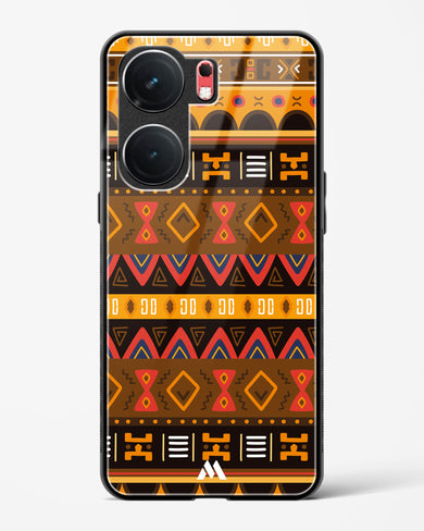 Aztec Array Glass Case Phone Cover (Vivo)