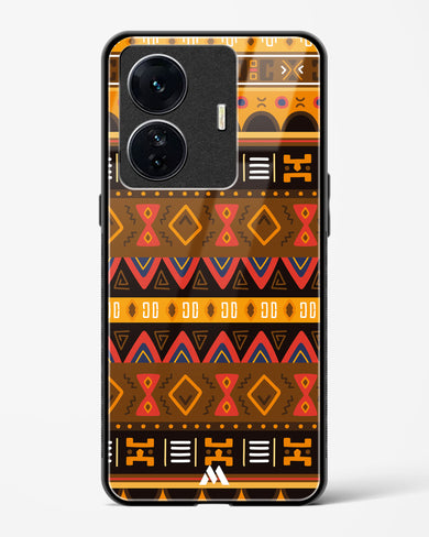 Aztec Array Glass Case Phone Cover (Vivo)