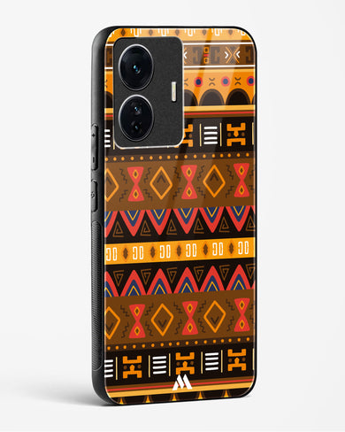 Aztec Array Glass Case Phone Cover (Vivo)