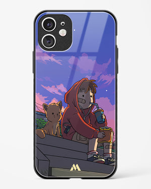 Anime Boy Lo Fi Glass Case Phone Cover (Apple)