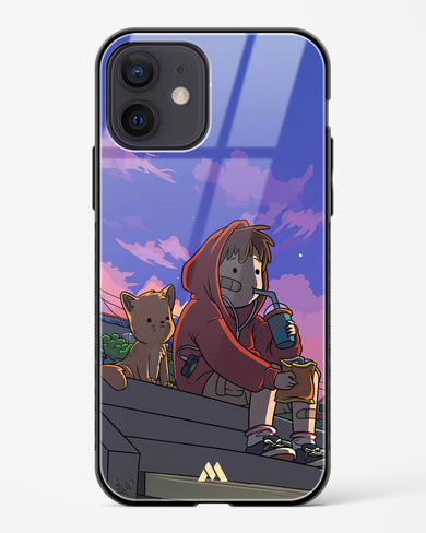 Anime Boy Lo Fi Glass Case Phone Cover (Apple)