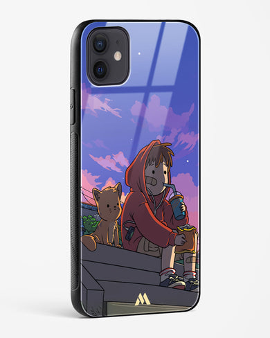 Anime Boy Lo Fi Glass Case Phone Cover (Apple)