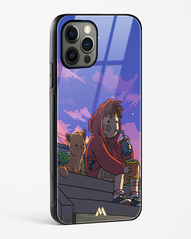 Anime Boy Lo Fi Glass Case Phone Cover (Apple)