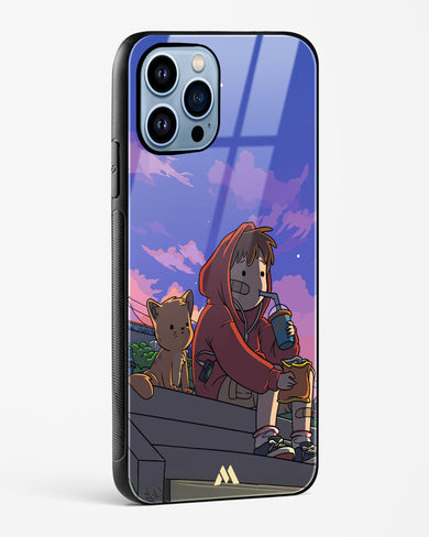 Anime Boy Lo Fi Glass Case Phone Cover (Apple)