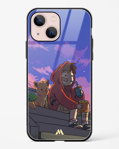 Anime Boy Lo Fi Glass Case Phone Cover (Apple)