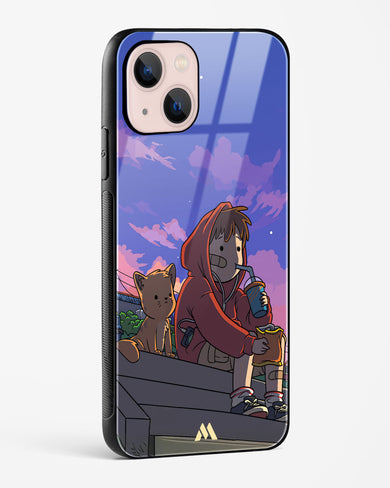 Anime Boy Lo Fi Glass Case Phone Cover (Apple)