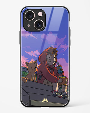 Anime Boy Lo Fi Glass Case Phone Cover (Apple)