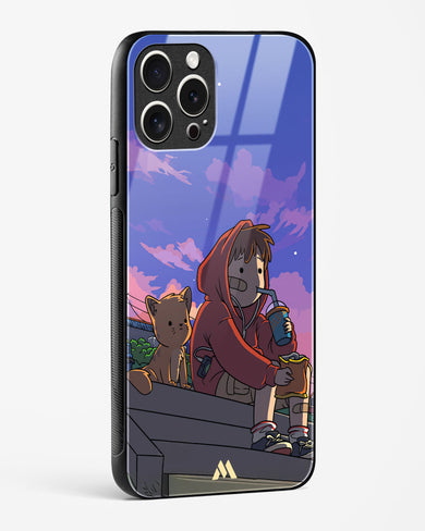 Anime Boy Lo Fi Glass Case Phone Cover (Apple)