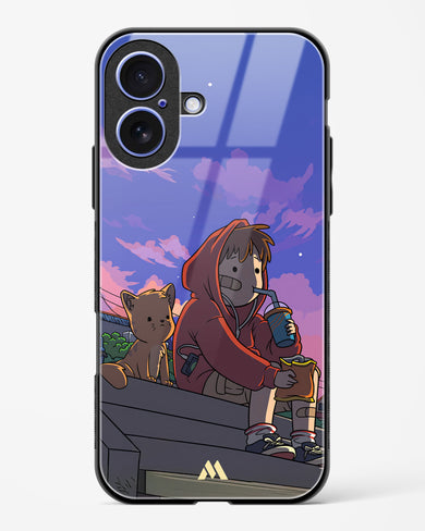 Anime Boy Lo Fi Glass Case Phone Cover (Apple)