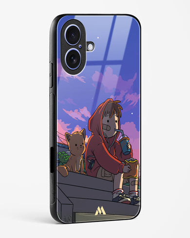 Anime Boy Lo Fi Glass Case Phone Cover (Apple)