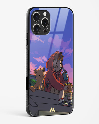 Anime Boy Lo Fi Glass Case Phone Cover (Apple)