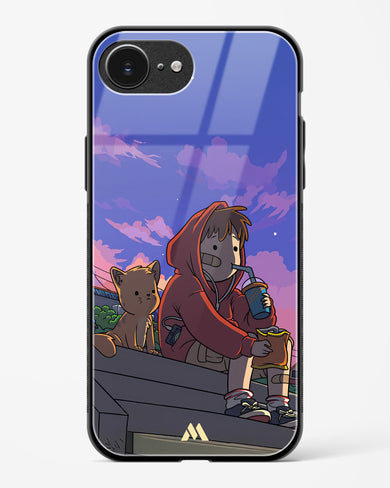 Anime Boy Lo Fi Glass Case Phone Cover (Apple)