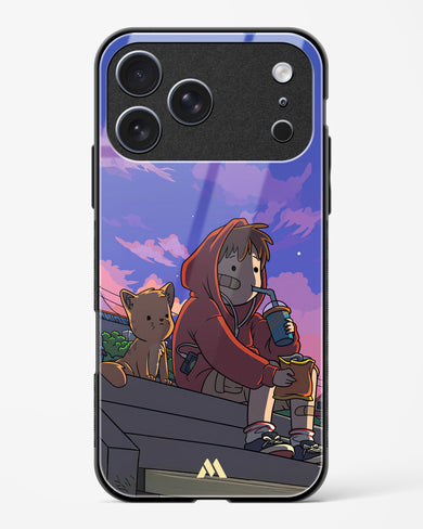 Anime Boy Lo Fi Glass Case Phone Cover (Apple)