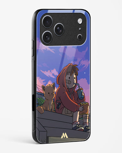 Anime Boy Lo Fi Glass Case Phone Cover (Apple)