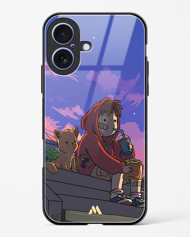 Anime Boy Lo Fi Glass Case Phone Cover (Apple)