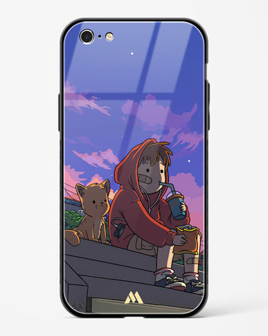 Anime Boy Lo Fi Glass Case Phone Cover (Apple)