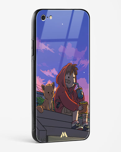 Anime Boy Lo Fi Glass Case Phone Cover (Apple)