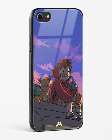 Anime Boy Lo Fi Glass Case Phone Cover (Apple)