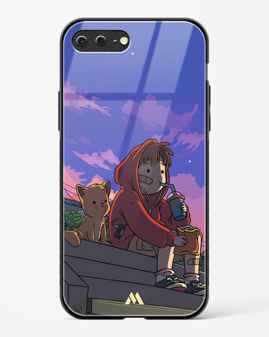 Anime Boy Lo Fi Glass Case Phone Cover (Apple)