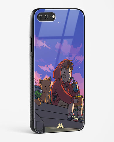 Anime Boy Lo Fi Glass Case Phone Cover (Apple)