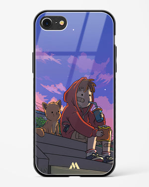 Anime Boy Lo Fi Glass Case Phone Cover (Apple)