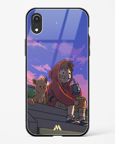 Anime Boy Lo Fi Glass Case Phone Cover (Apple)