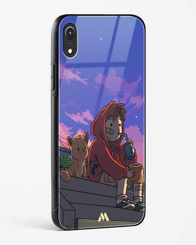 Anime Boy Lo Fi Glass Case Phone Cover (Apple)