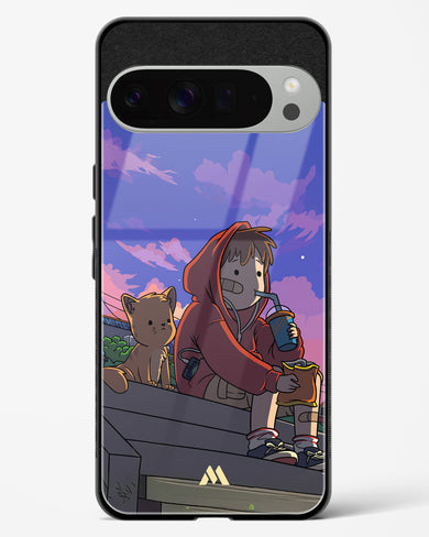 Anime Boy Lo Fi Glass Case Phone Cover (Google)