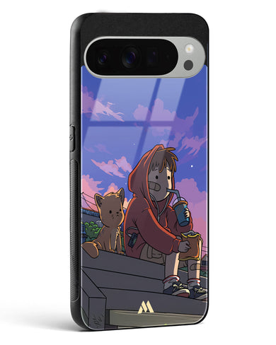 Anime Boy Lo Fi Glass Case Phone Cover (Google)