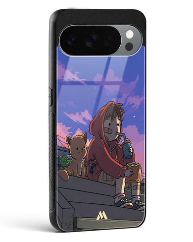 Anime Boy Lo Fi Glass Case Phone Cover (Google)
