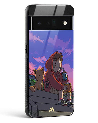 Anime Boy Lo Fi Glass Case Phone Cover (Google)