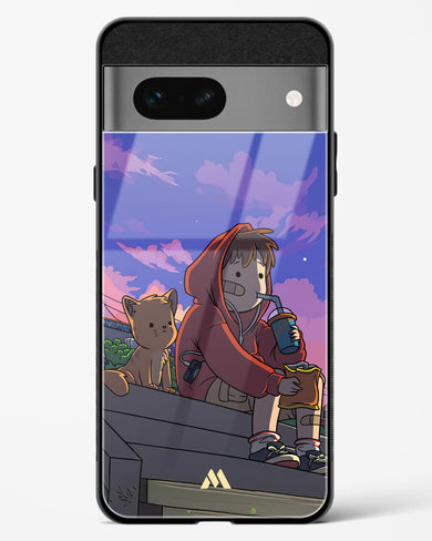 Anime Boy Lo Fi Glass Case Phone Cover (Google)