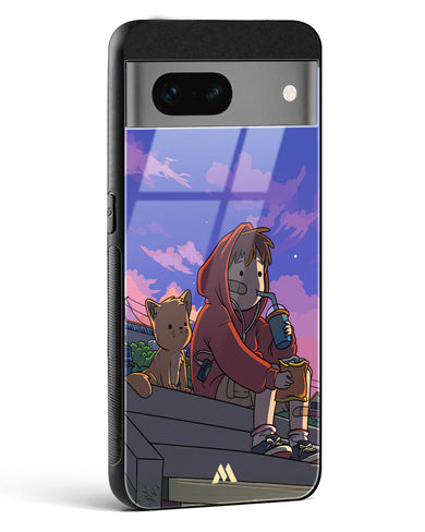 Anime Boy Lo Fi Glass Case Phone Cover (Google)