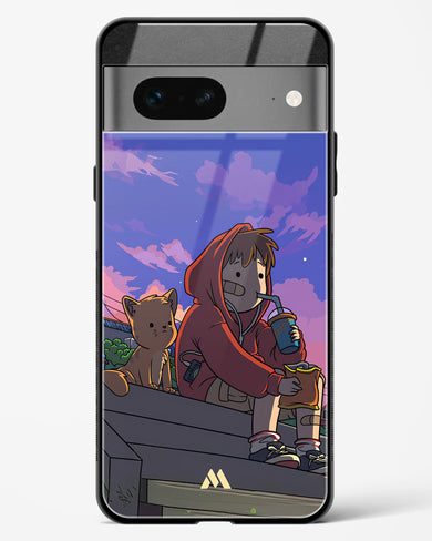 Anime Boy Lo Fi Glass Case Phone Cover (Google)