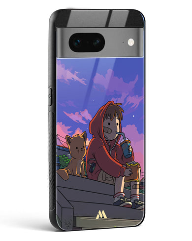 Anime Boy Lo Fi Glass Case Phone Cover (Google)