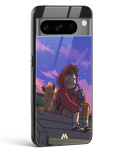 Anime Boy Lo Fi Glass Case Phone Cover (Google)