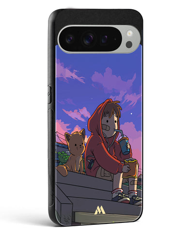 Anime Boy Lo Fi Glass Case Phone Cover (Google)
