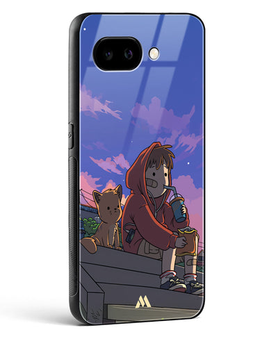 Anime Boy Lo Fi Glass Case Phone Cover (Google)