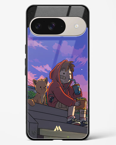Anime Boy Lo Fi Glass Case Phone Cover (Google)