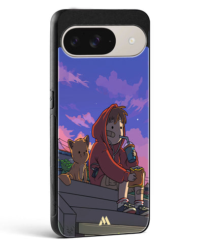 Anime Boy Lo Fi Glass Case Phone Cover (Google)