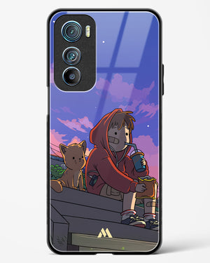 Anime Boy Lo Fi Glass Case Phone Cover (Motorola)