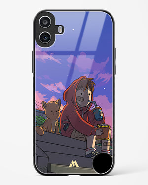 Anime Boy Lo Fi Glass Case Phone Cover (Nothing)