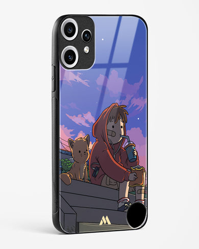 Anime Boy Lo Fi Glass Case Phone Cover (Nothing)