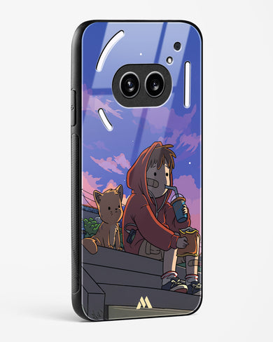 Anime Boy Lo Fi Glass Case Phone Cover (Nothing)