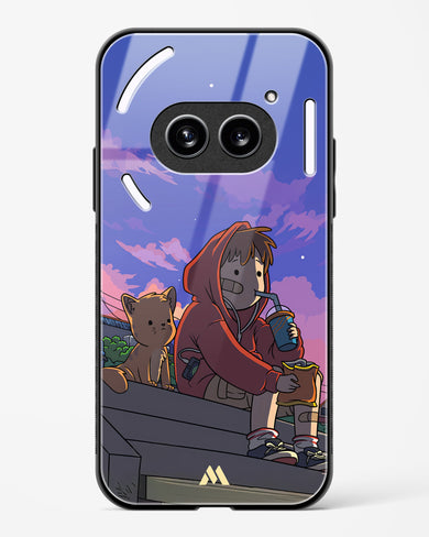 Anime Boy Lo Fi Glass Case Phone Cover (Nothing)