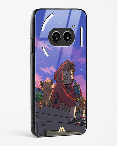 Anime Boy Lo Fi Glass Case Phone Cover (Nothing)