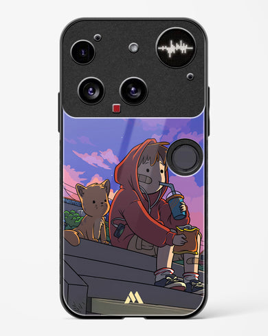 Anime Boy Lo Fi Glass Case Phone Cover (Nothing)