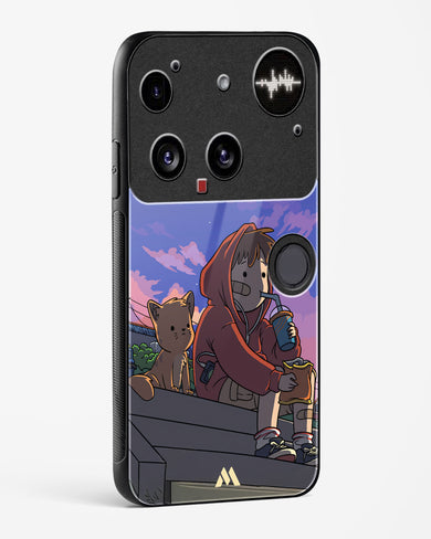 Anime Boy Lo Fi Glass Case Phone Cover (Nothing)